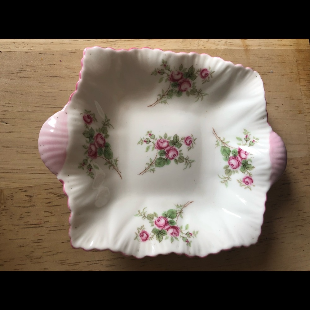 Porcelain vintage trinket tray